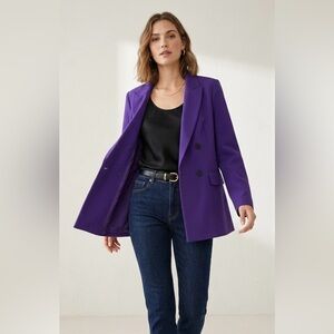 Women's Purple Blazer
